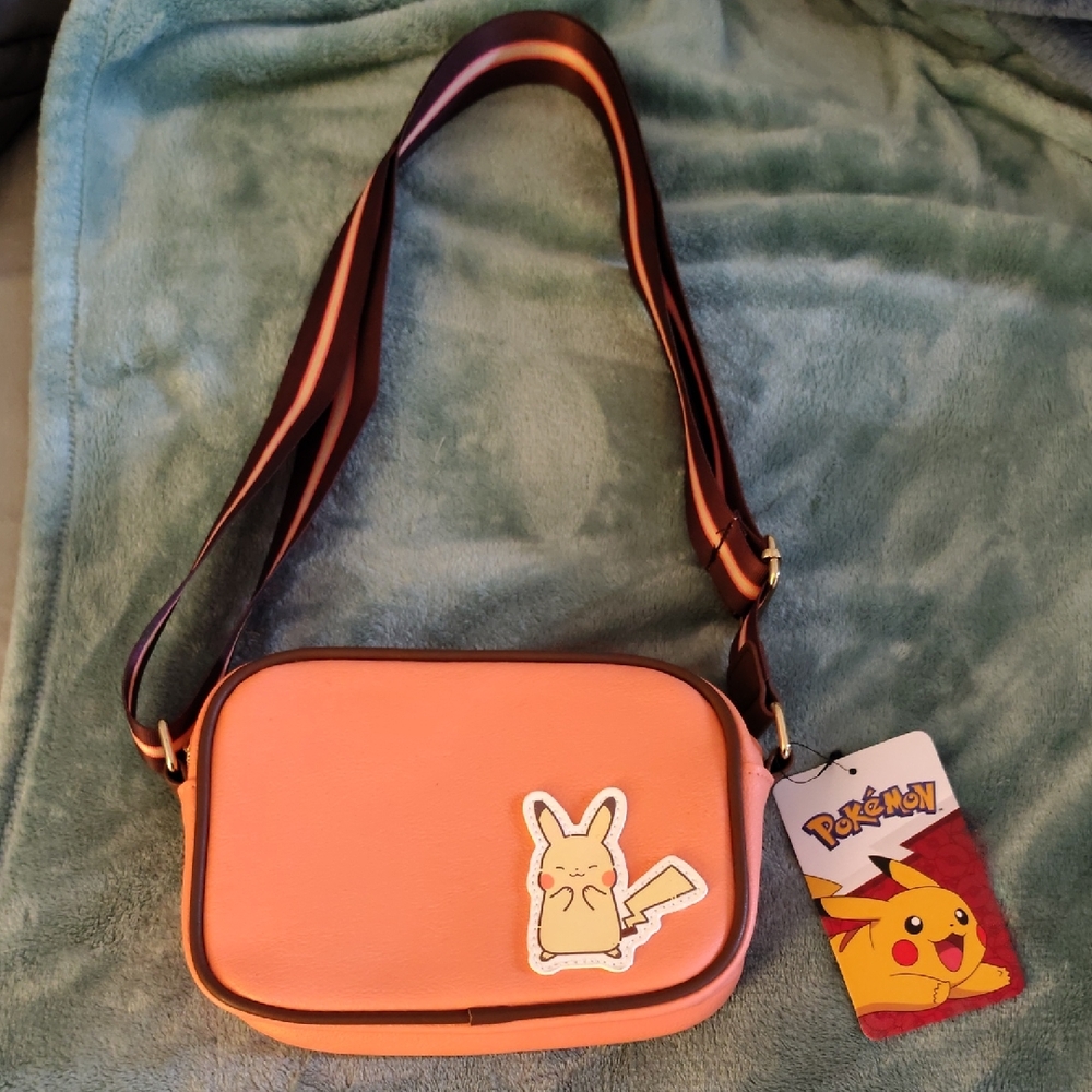 Bioworld Pokémon Pink Crossbody Bag